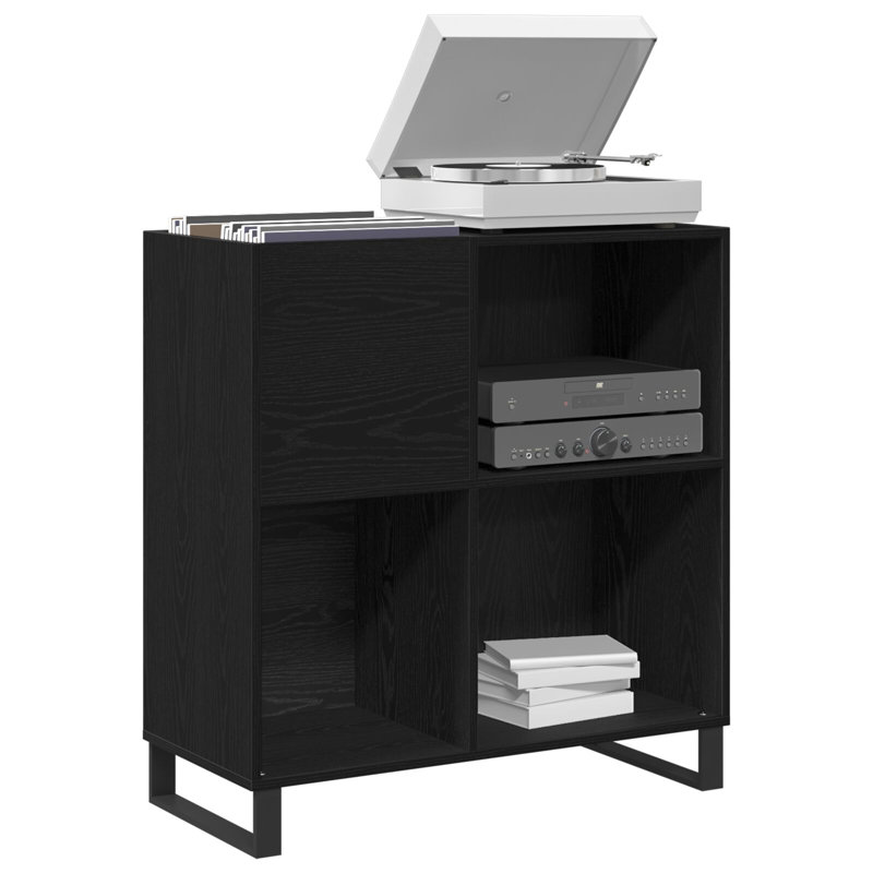 13-2 Rectangle Accent Cabinet, Black Oak
