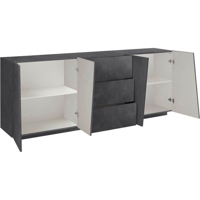 Bayonne 220cm Sideboard, Ardesia Grey