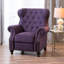 Fauteuil inclinable avec accoudoirs roulés