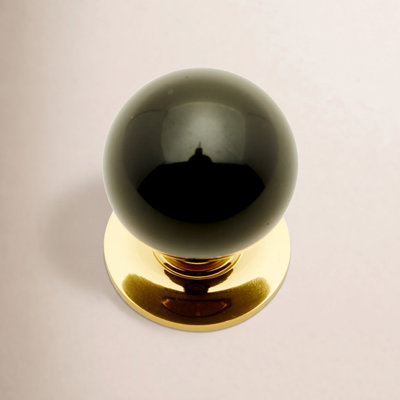 Globe en porcelaine ronde avec bouton CK Series