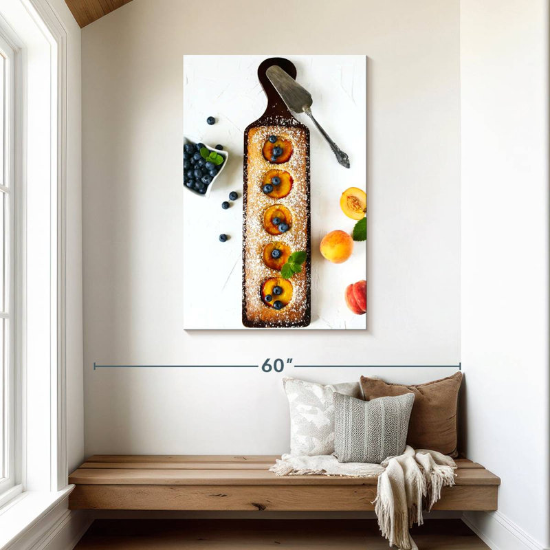 Yarlin Baked Peach Dessert, 45" H x 30" W