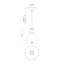 Luminaire suspendu conique à 1 lumière Rafaella-66310918-66310917
