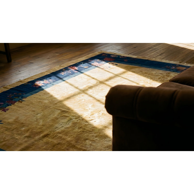 Handmade Wool Floral Area Rug