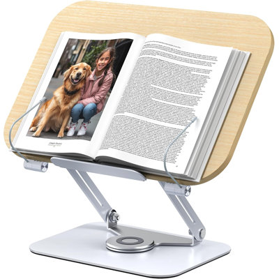 Browse The Bookshelf, 360° Adjustable Bookshelf, Foldable Bookshelf, Recipe Rack, Textbook Rack, Bible Rack, Hands-Free Bookshelf, Laptop Rack, Tablet Rack