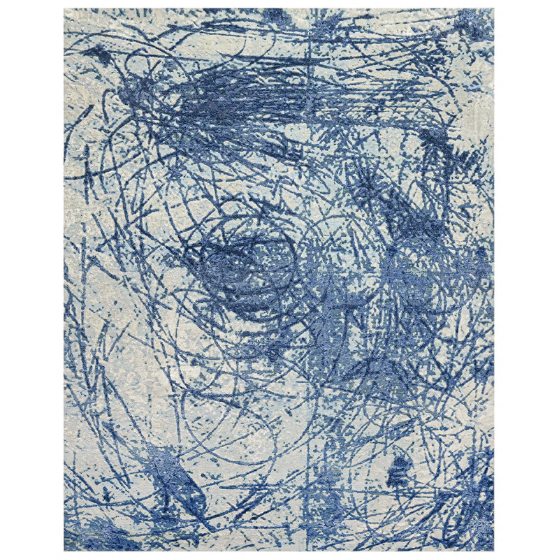 Abstract Area Rug, Rectangle 10' x 14'
