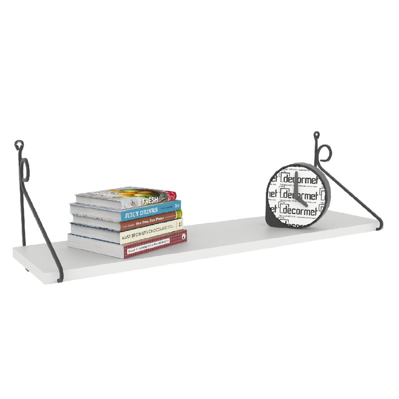 Tablette décorative Crisfield, Blanc