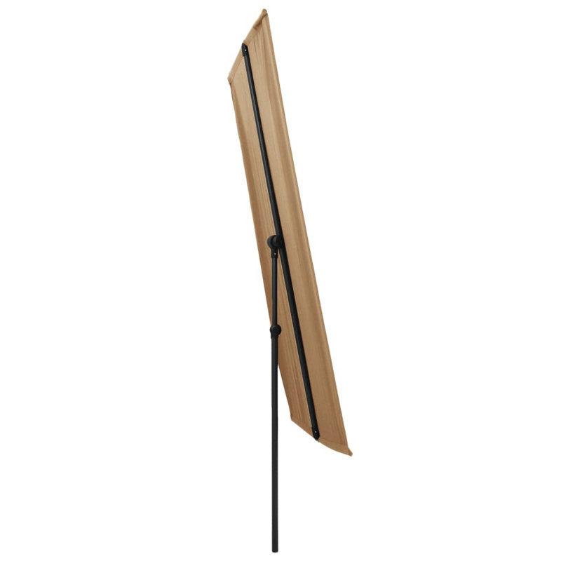 Parasol de marché rectangulaire, Taupe