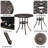 Staten Round Outdoor Side Table , 32'' in. W 32'' in. D