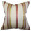 Striped Feather Reversible Throw Pillow