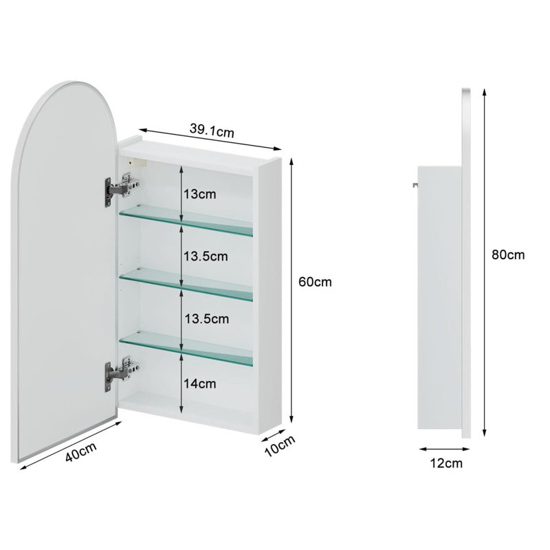 Mounting / Installation Required Bathroom Cabinet
