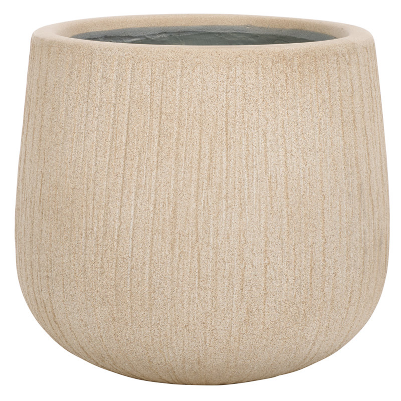 Pot de fleurs Psyllatos, Beige