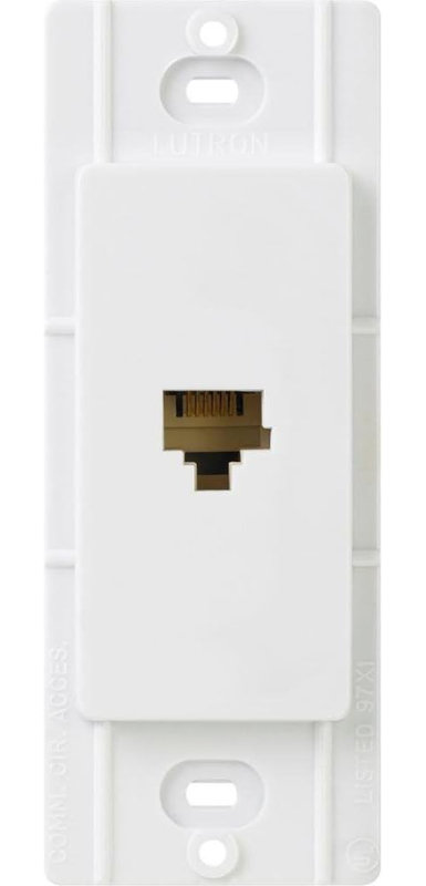 Prise de téléphone Lutaro CA-PJ-WH Claro, blanc