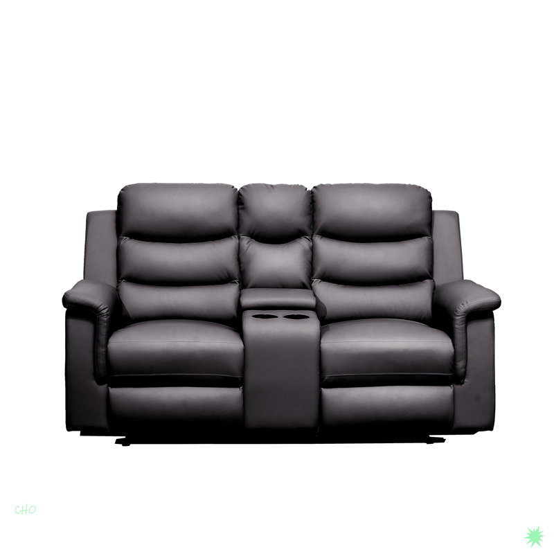Causeuse inclinable avec housse de console centrale