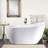 54" X 28" Freestanding Soaking Acrylic Bathtub-89293984