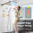 Mosson Brushed Gold Wall Mounted Shower Faucet Set – 8" Square Rainfall Shower with 2-Function Control