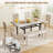 Foldable Dining Table For 2-6, Drop Tables For Small Spaces, Extendable Dining Room Table-2033997975