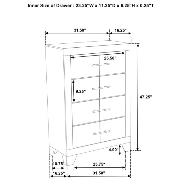Dimensions du produit