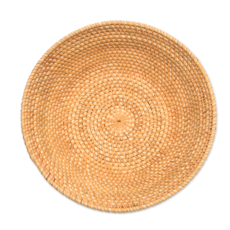 Panier en bois manufacturé trawangan vagues