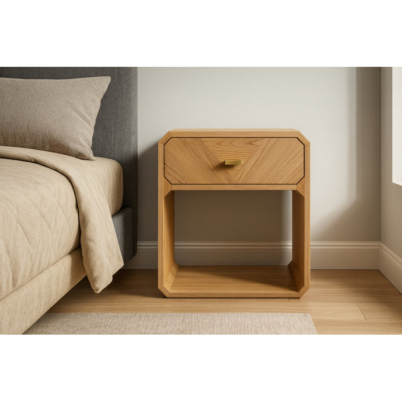 Parker Domash Veneer Night stand, Natural