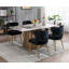 Fauteuil à oreilles en velours khanya-449638258
