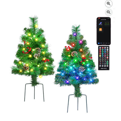 Arbre de Noël artificiel 28,5 pouces