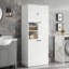 Grande armoire de rangement avec tablettes réglables-2077523367