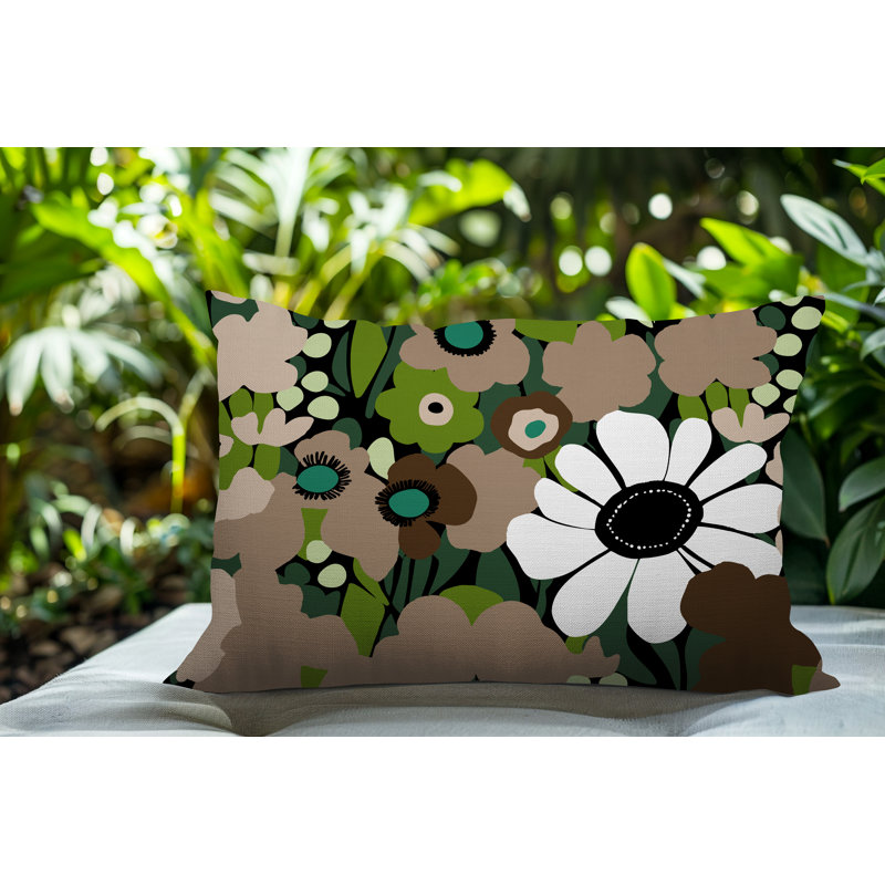 Coussin Maya, Beige, Rectangle H 18 po x l 25 po