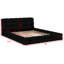 Lit plateforme en tissu d'ameublement-890827032