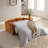 Convertible Loveseat Sleeper Sofa Couch with Adjustable Backrest, 2 Seater Sofa With Pull-Out Bed with 2 Lumbar Pillows-551612431