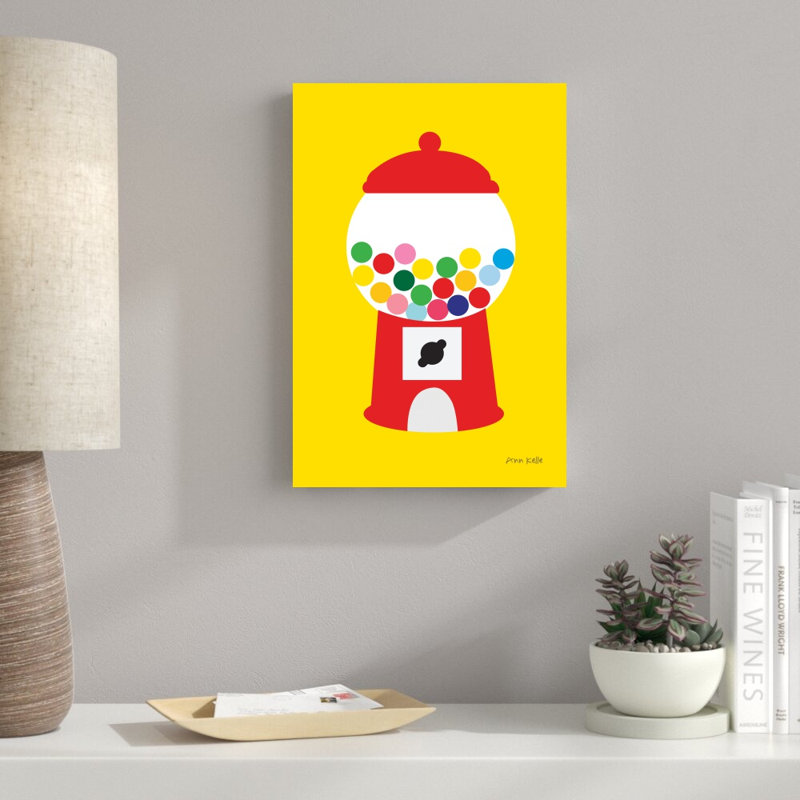 " Gumball Machine " by Ann Kelle Graphic Art Print, 18" H x 12" W