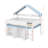 Full Size Loft Bed With Canopy Roof-1379244163