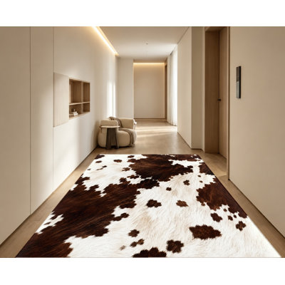 Tapis lavable à la machine Cow
