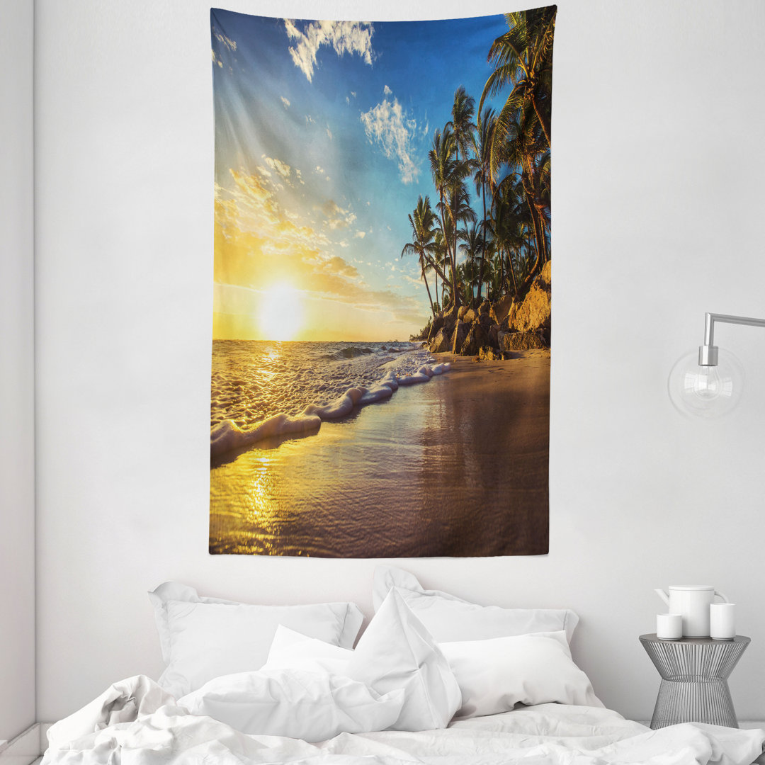 Wandbild Exotischer Strand Sonnenuntergang