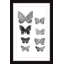 Patterned Butterflies - Single Picture Frame Print-817059932