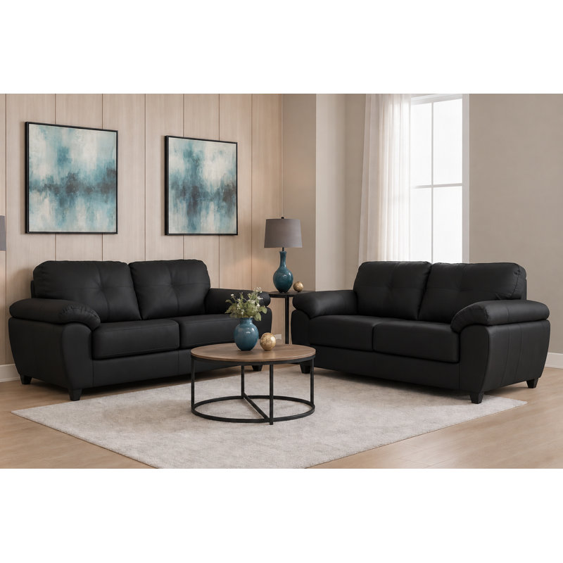 Capri 3+2 Sofa Set Faux leather