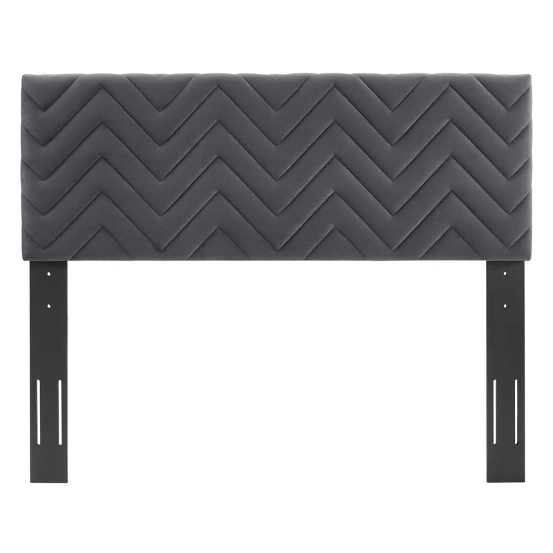 Tête de lit Mercy, Gris anthracite, Grand
