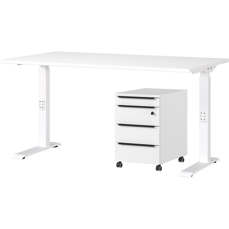 Mapua 2 Piece Standing Desk Office Set