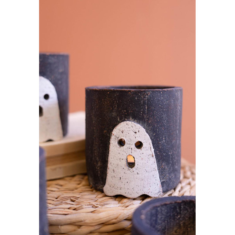CONTENANT EN ARGILE - FANTÔME D'HALLOWEEN