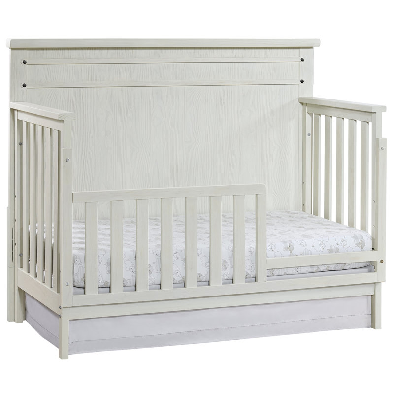 Rail pour lit de bébé Ellison, Blanc rustique