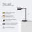 Leaf 16 in. Vintage Dimmable LED Reading Lamp with Wireless Charging Pad and Adjustable Lamp Head