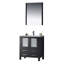 Ensemble de meuble-lavabo simple 30 po avec miroir Mance-24550996