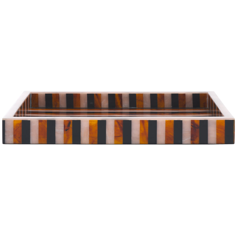 Ina Resin/Mdf Rectangle Tray