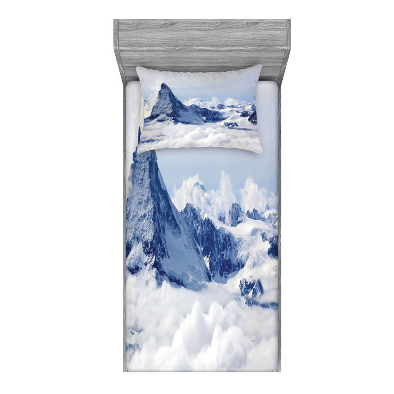 Microfiber Sheet Set, Twin XL Sheet Set with Fitted Sheet