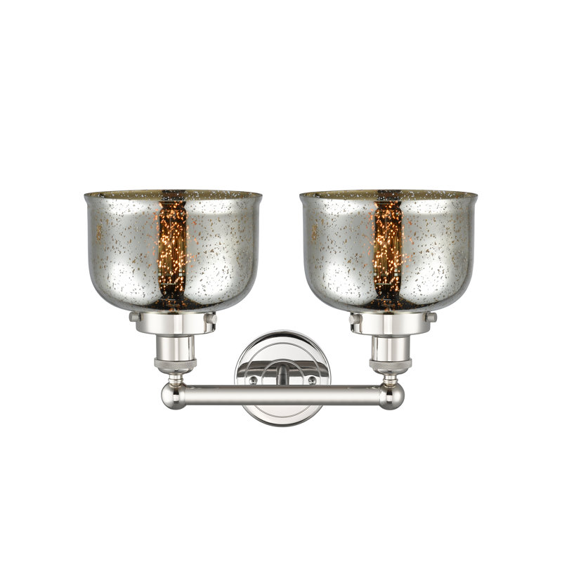 Arlester 2 - Light Dimmable Vanity Light, Silver Plated Mercury, Polished Nickel