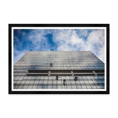 Window Washers Print by Tim Klein