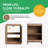 24" Freestanding Single Bathroom Vanity Set With Resin Sink