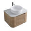 Meuble-lavabo mural 24 po avec lavabo vasque en céramique, porte-serviettes intégré et armoire pré-assemblée-22685021-22685018