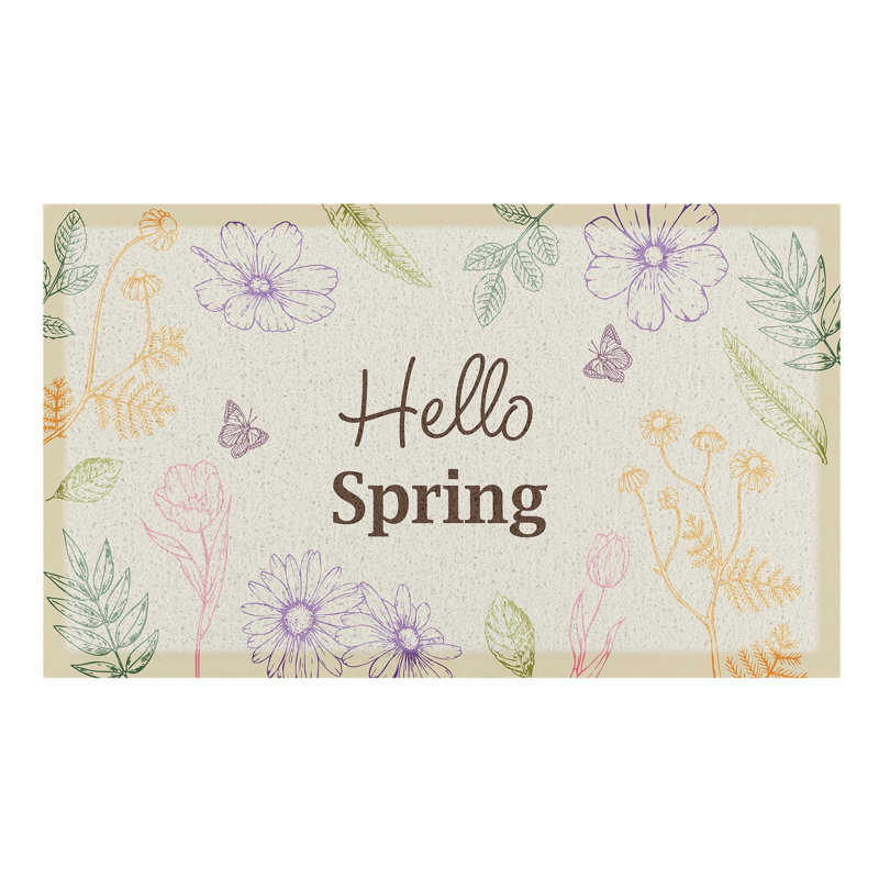 Non-Slip Doormat, 40cm W x 70cm L