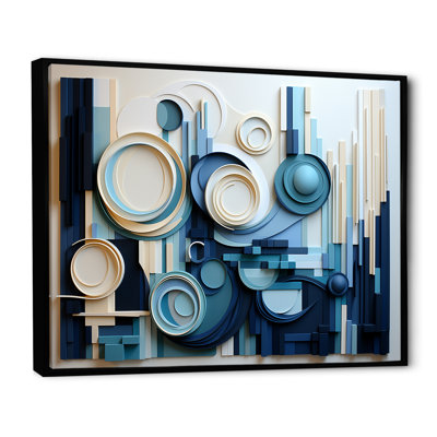 " Blue Behemoths Modern Skycrapers I "