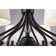 Losey 35" 8-Light Fandelier in English Bronze with Remote Control